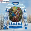 Detroit Lions Ugly Christmas Sweater With Unique Donald Graphic