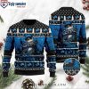 Spread Holiday Cheer With A Detroit Lions Christmas Pattern Sweater