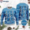 Detroit Lions Ugly Sweater – Honolulu Blue Camo Pattern For Fans