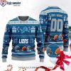 Detroit Lions Ugly Sweater – Festive Grinch Graphic With Candy Canes