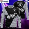 Gift Boxes And Snowflakes Raiders Ugly Christmas Sweater – Ideal Gift for Fans