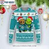 Dolphins Christmas Sweater With Cool Skull Graphic