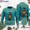 Dive Into Festive Cheer With Miami Dolphins Funny Skeleton Christmas Sweater