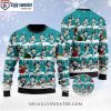 Dolphins Christmas Sweater – Miami Dolphins Peanuts Snoopy Edition