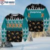 Dolphins Christmas Sweater With Cool Skull Graphic