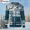 Baby Groot Hug Logo Philadelphia Eagles Ugly Christmas Sweater