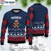 Dabbing Santa Claus Patriots Ugly Christmas Sweater Unique Gift For Fans