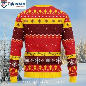 Festive NFL Football Fun – Kc Chiefs HoHoHo Mickey Ugly Sweater