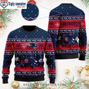 Festive Patriots Ugly Sweater – Perfect Christmas Gift For Patriots Fans