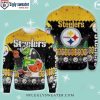 NFL Cleveland Browns Grinch Sits On Broncos Toilet Helmet Xmas Sweater