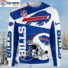 Festive Fanwear – Buffalo Bills Ugly Christmas Sweater With Logo Print