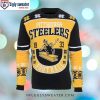 Funny Football Santa Claus Pittsburgh Steelers Ugly Sweater