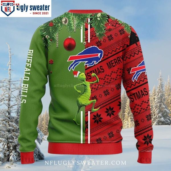 Funny Grinch And Scooby-Doo – NFL Buffalo Bills Ugly Christmas Sweater