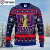 Gifts for Ny Giants Fans – Ho Ho Ho Mickey Christmas Ugly Sweater