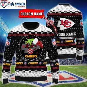 Funny Grinch Kansas City Chiefs Ugly Christmas Sweater – Unique Gift For Fans