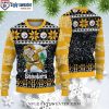 Mickey American Football Pittsburgh Steelers Ugly Christmas Sweater