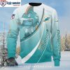 Funny Miami Dolphins Amazing Hulk Pattern Ugly Christmas Sweater