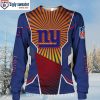 Cool Skull Graphic Themed New York Giants Ugly Sweater