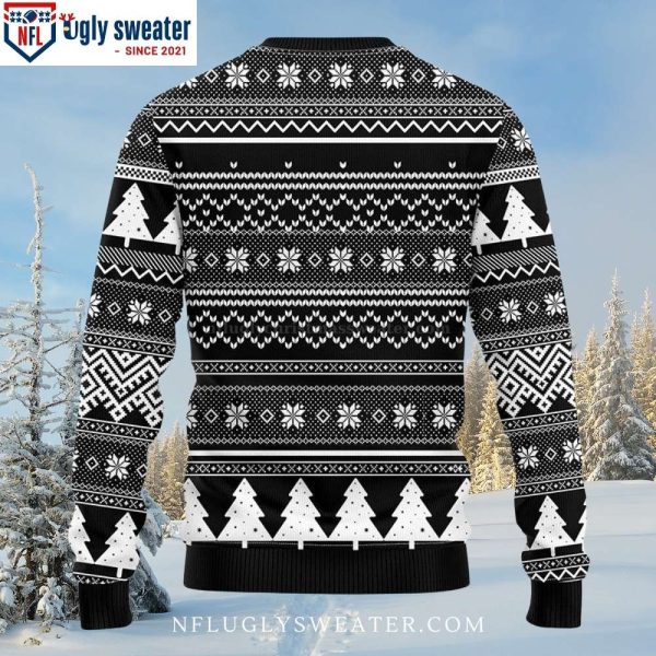 Gift Box And Laurel Wreath Las Vegas Raiders Ugly Christmas Sweater – A Unique Gift