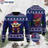 Snowflake And Gift Box Dallas Cowboys Ugly Christmas Sweater for Him – Personalized