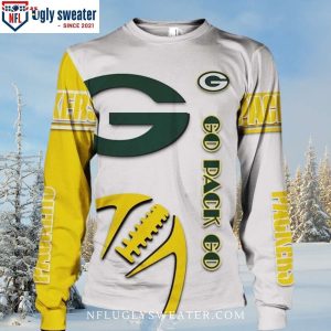 Go Pack Go – NFL Green Bay Packers Ugly Sweater For Fan