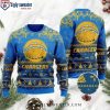 Football Player Los Angeles Chargers Personalized Christmas Ugly Sweater