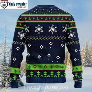 Graphic Funny Grinch Seattle Seahawks Ugly Christmas Sweater 2 1