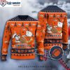 Graphic Punisher Camo Ugly Christmas Sweater For Denver Broncos Fans