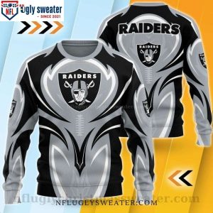 Gray Shirt Las Vegas Raiders Ugly Christmas Sweater – The Ultimate Gift For Fans