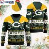 Green Bay Packers Mickey Mouse Holiday Ugly Xmas Sweater