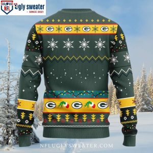 Green Bay Packers Ugly Sweater Stand Out With Impressive Grinch Designs 2