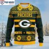 NFL American Football Team Logo Helmet Symbols Packers Christmas Sweater