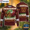 DJ Santa Claus Washington Commanders Christmas Sweater