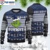 Get Festive With Cowboys Logo Print Ugly Christmas Sweater – Must-Have For Fans