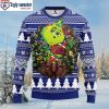 Cute Grinch Ugly Christmas Sweater For Ny Giants Fans