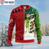 Grinch With Houston Texans Ornament Ugly Christmas Sweater