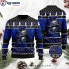 Cool Skull Graphic Themed New York Giants Ugly Sweater