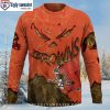 Funny Christmas Santa Claus Tattoo – Ugly Xmas Sweater Cleveland Browns