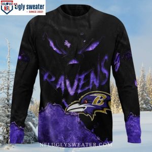 Halloween Ravens Pumpkin Ugly Christmas Sweater Unique Gift For Fans