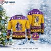 Logo Print Minnesota Vikings – Custom Name Ugly Christmas Sweater For Fans