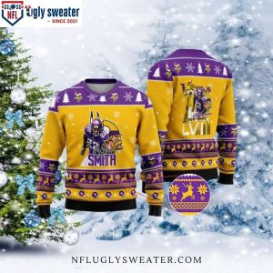 Harrison Smith Super Bowl LVII Champions 2023 Vikings Ugly Sweater