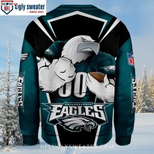 Hilarious Holiday Fun – Philadelphia Eagles Mascot Ugly Sweater