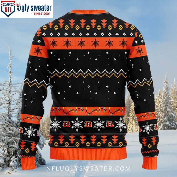 Ho Ho Ho Mickey – Cincinnati Bengals Ugly Christmas Sweater – Gifts For Bengals Fans