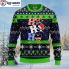 Graphic Funny Grinch Seattle Seahawks Ugly Christmas Sweater