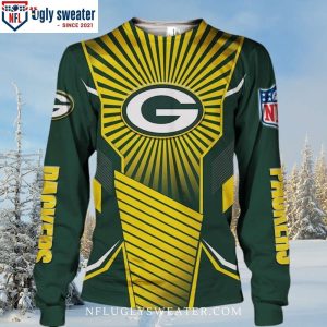 Holiday Cheers For Packers Fans – Green Bay Packers Logo Christmas Sweater