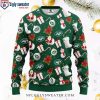 Customizable New York Jets Ugly Xmas Sweater – Add Your Name And Number