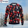 Houston Texans Red And Navy Christmas Tree Forest Ugly Sweater