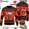 Mens Bengals Christmas Sweater With Grinch – Scooby-Doo – Gift For Him