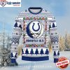 Merry Christmas Grinch And Scooby-Doo Indianapolis Colts Ugly Sweater