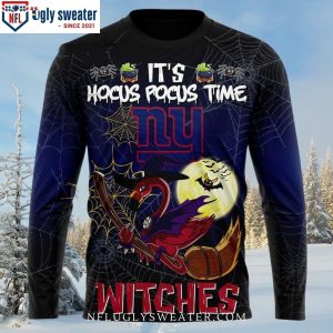 It’s Hocus Pocus Ny Witches – Ny Giants Ugly Christmas Sweater